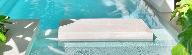 Coral Gables Pool Floating Steps